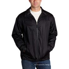 Wholesale Men's Wind Breaker Jacket Black Windbreaker Jacket
